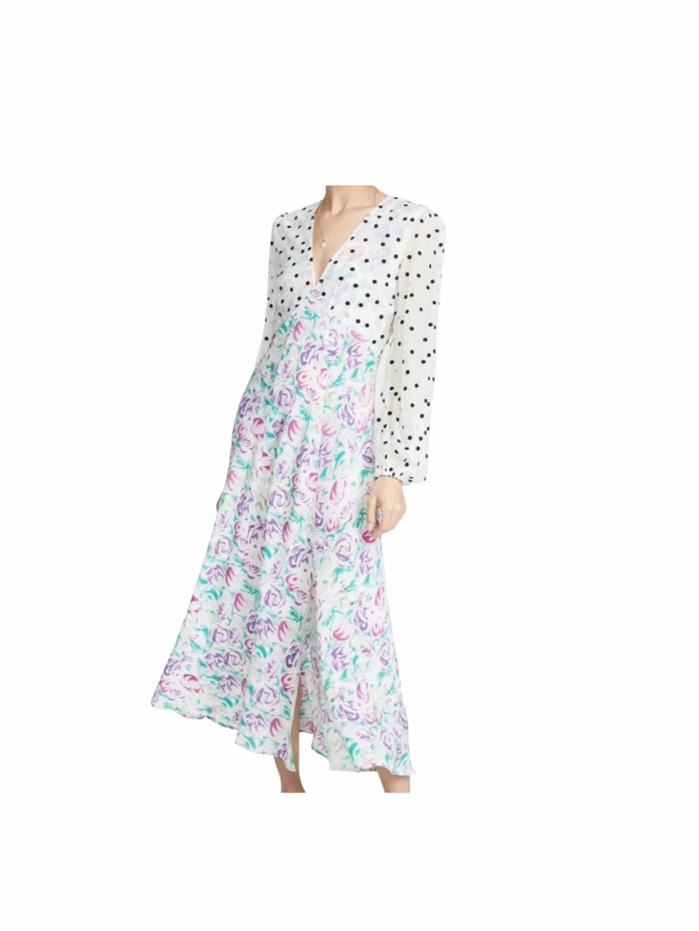 RIXO Melanie Chiffon Dress Sz S/P - Picture 3 of 10